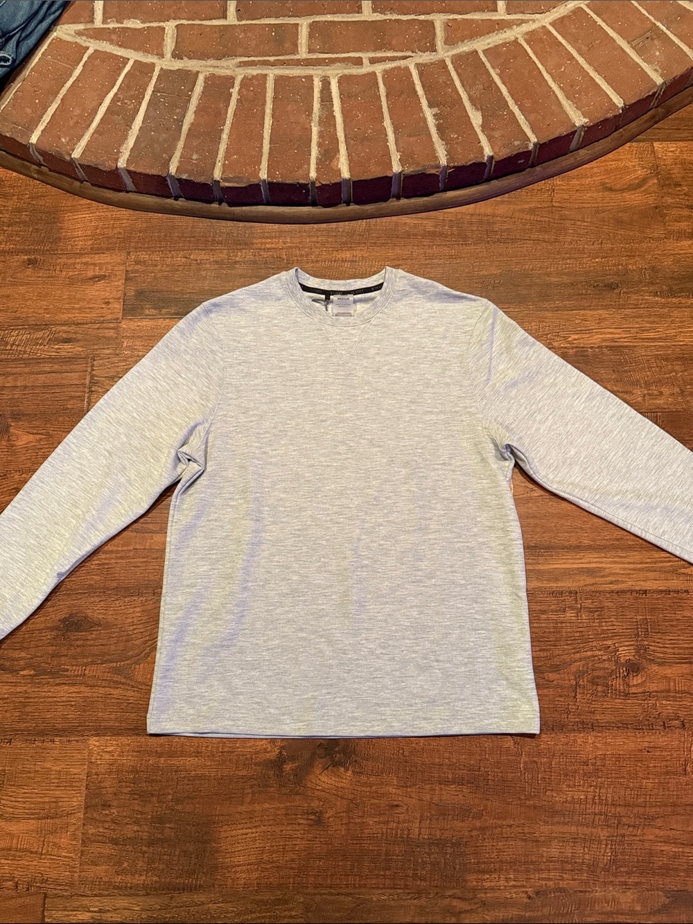 VRST Waffle Crew Light Heather Men's Long-Sleeve Crewneck